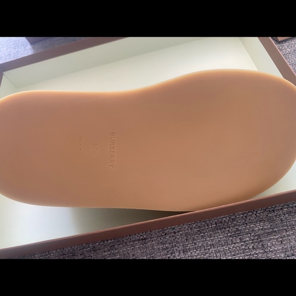 NWT AUTHENTIC Burberry Black Claredale Open-toe Jute Sandals - Picture 11 of 13